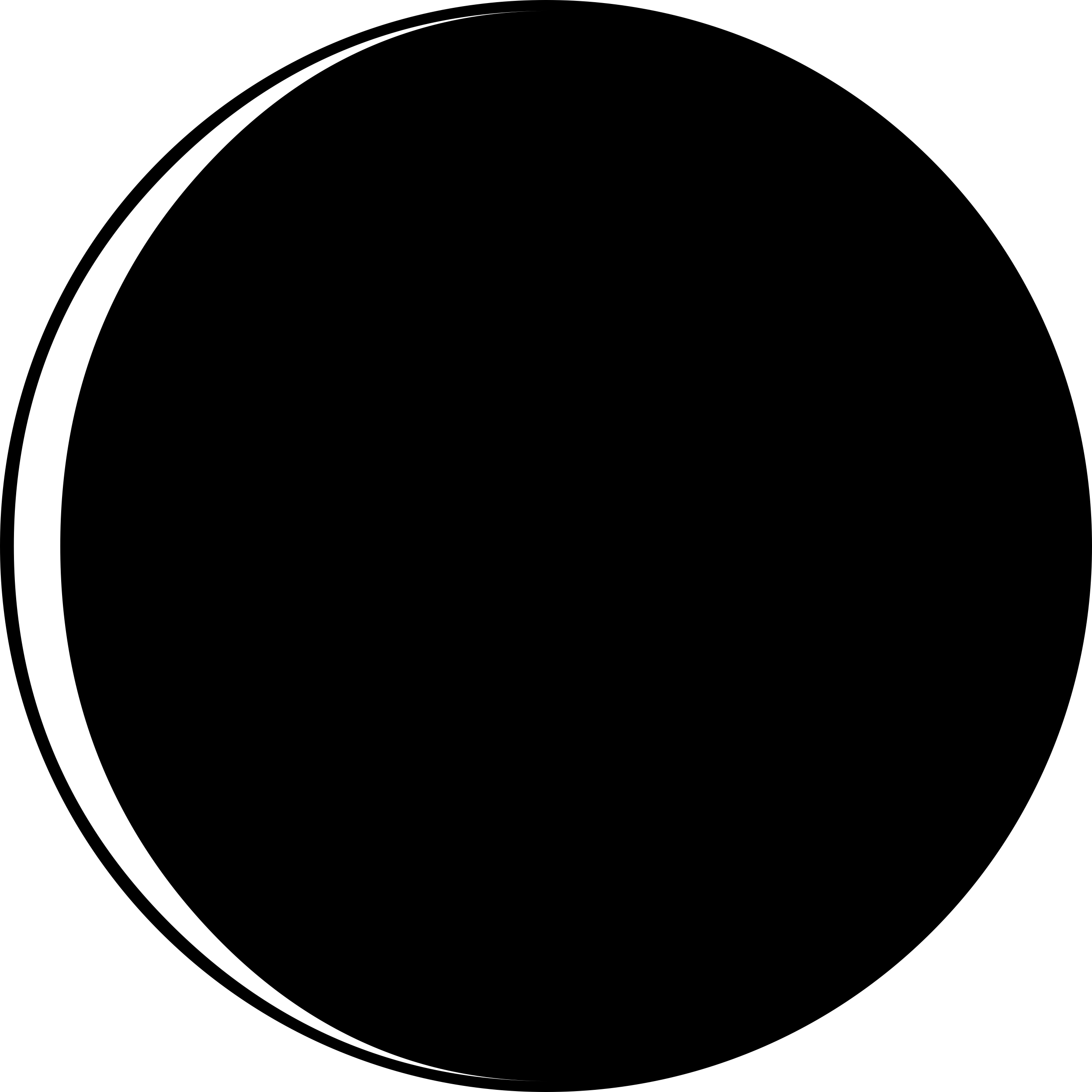New Moon Phase Symbol Outline Icon Svg Set Free Vectors